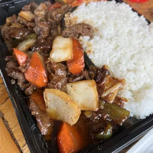 Bulgogi rice bento