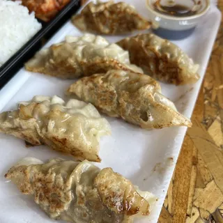 Beef Gyoza and Pan Grilled