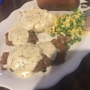 a plate of food