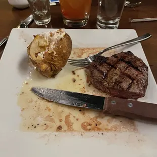 12 oz sirloin. Great steak