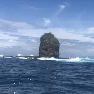 Rock in ocean