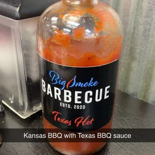 Different varieties of sauce