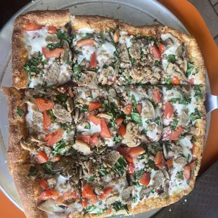 Sicilian Style Cheese (Medium) Pizza