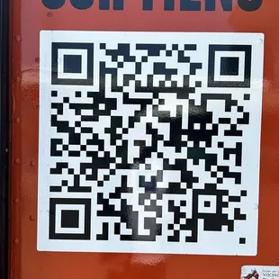 QR code for the current menu.