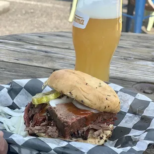 Brisket sandwich