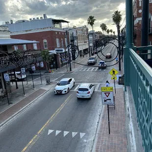 The front balcony view from our table.