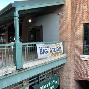 Take the escalator to the second level.