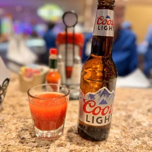 drink, oysters and mussels