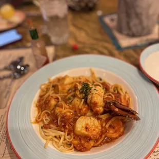 Spicy Seafood Diavolo