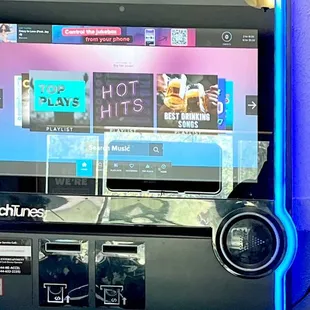 a game on the screen