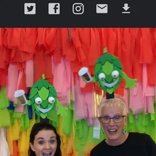 Several people thought my headgear was an artichoke; at a beer festival; really...