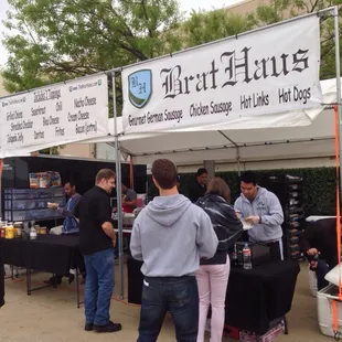 Brat Haus out back and this is during the VIP first hour, when hardly anyone is here.  Well worth going with a VIP ticket.