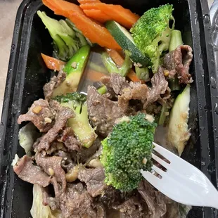 The garlic pepper dish