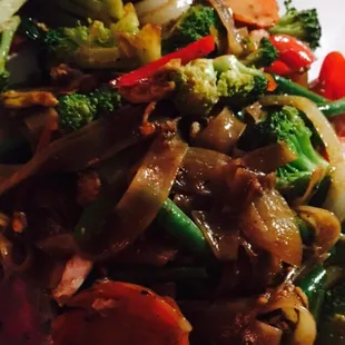 Drunken noodles. The ones you'll leave a man for!! So so good!!!!!