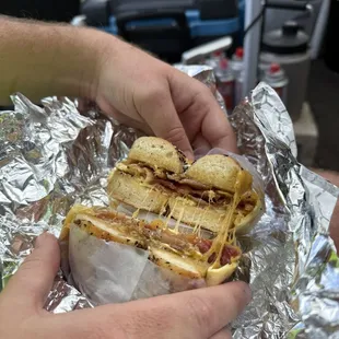 The Becky. Bacon, egg, cheese