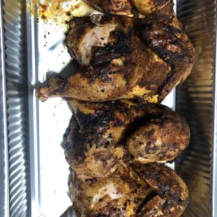 Chicken halves