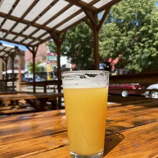 Hazy IPA on a sunny day