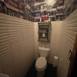 I'm probably nuts for posting bathroom pictures, lol. It's clean, well decorated with VERY COOL tile.