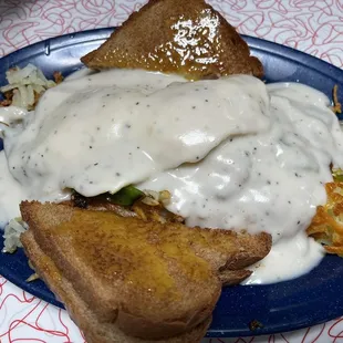 Hermon's Hashbrowns and added 2 Eggs