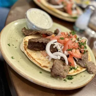 a plate of food