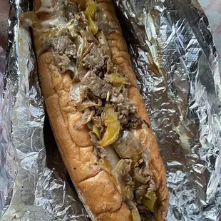 6. Pepper Cheesesteak