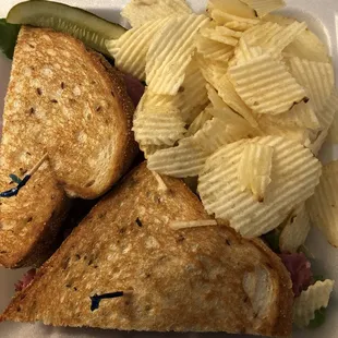 Hot pastrami on toasted rye