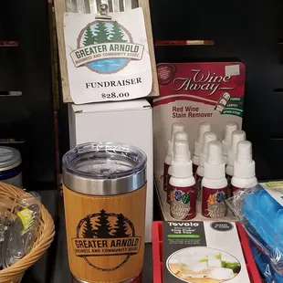 a variety of food items