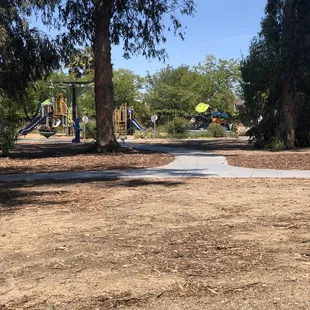 multiple children's play areas