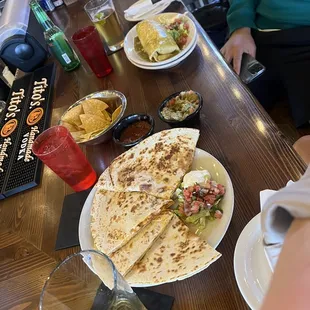 Tinga Chicken Quesadilla
