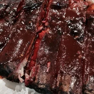Long end slab ribs
