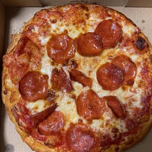 Personal size - pepperoni pizza
