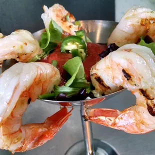GRILLED COCKTAIL PRAWNS