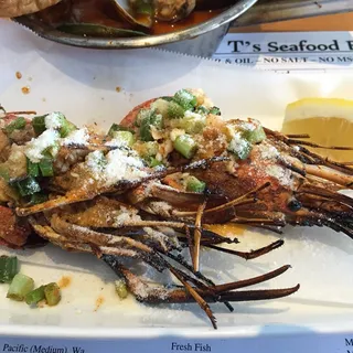 2 Pieces Grilled Freshwater Prawns