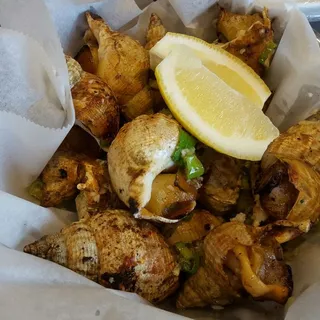 Grilled Giant Sea Snails