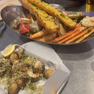 Grilled Baby Snails
