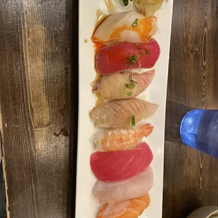 Cucumber Christmas tree on my sushi!!! So cute!!