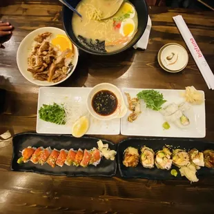 food, sashimi, sushi, sushi and sashimi