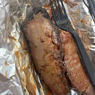 Overcooked brisket