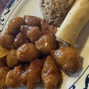 13. Lunch Orange Chicken