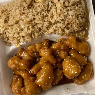 Sesame Chicken Combination