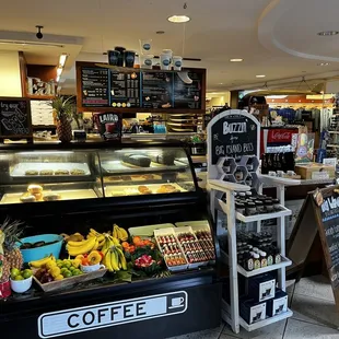 the inside of the store