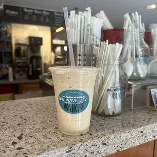 White chocolate frappe