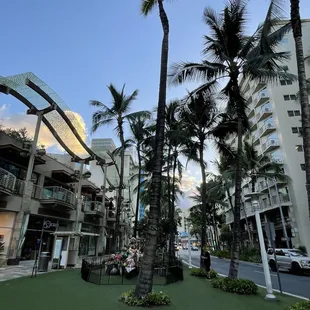 outside