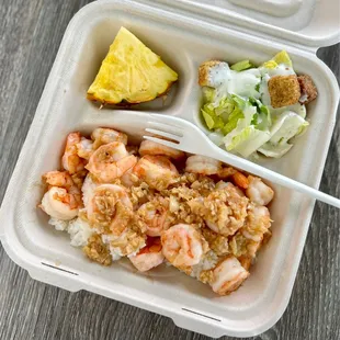 Peeled Garlic Butter Shrimp.