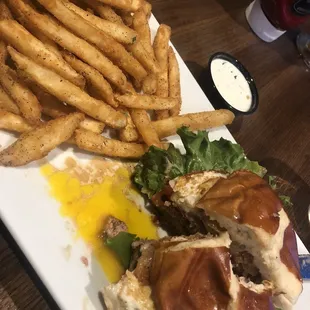Brunch Burger - delicious and messy!