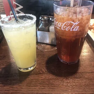 Margarita and unsweetened tea