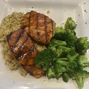 BOURBON GLAZED SALMON