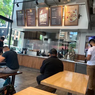 Menu, inside