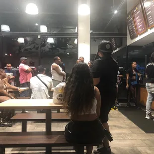 2:15am on a Thursday night and there are a lot of customers! The line goes out the door...