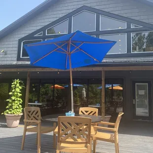 Backside of restaurant